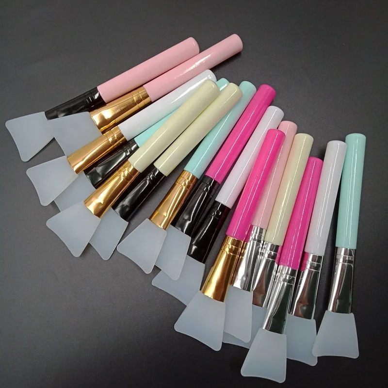 Beauty Tools Makeup Brush Applicator Factory Cheap Soft Silicon Face Mask Applicator Brush for Mud Clay Charcoal Mixed Mask