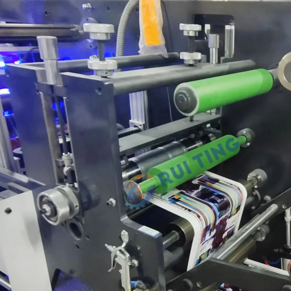 RTRY-650 6 colors 6LED UV PET/PP/PVC film inline flexo printing machine