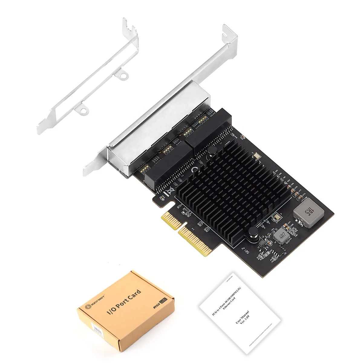 New Product PCI EXPRESS Pci-e 2.5g Network Card Wired 4 Port 2.5g Nic NO Pci Express X4 Nic