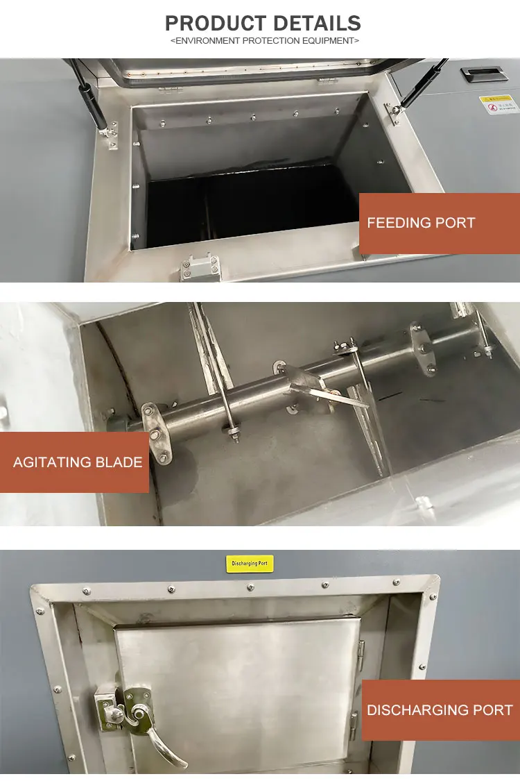 2021 OPDE High-quality Food Waste Composting Machine Proceed Ability 300kgt/day