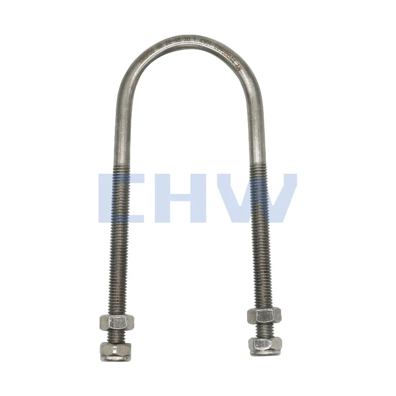 Top quality china supplier sanitary stainless steel U type pipe clamp tube clamps