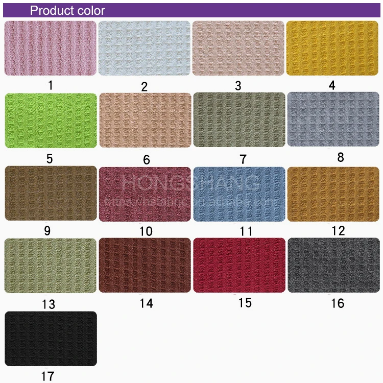 9207# 30%RAYON 70%POLYESTER ,KNITTED WAFFLE FABRIC FOR THE T-SHIRT AND VETS