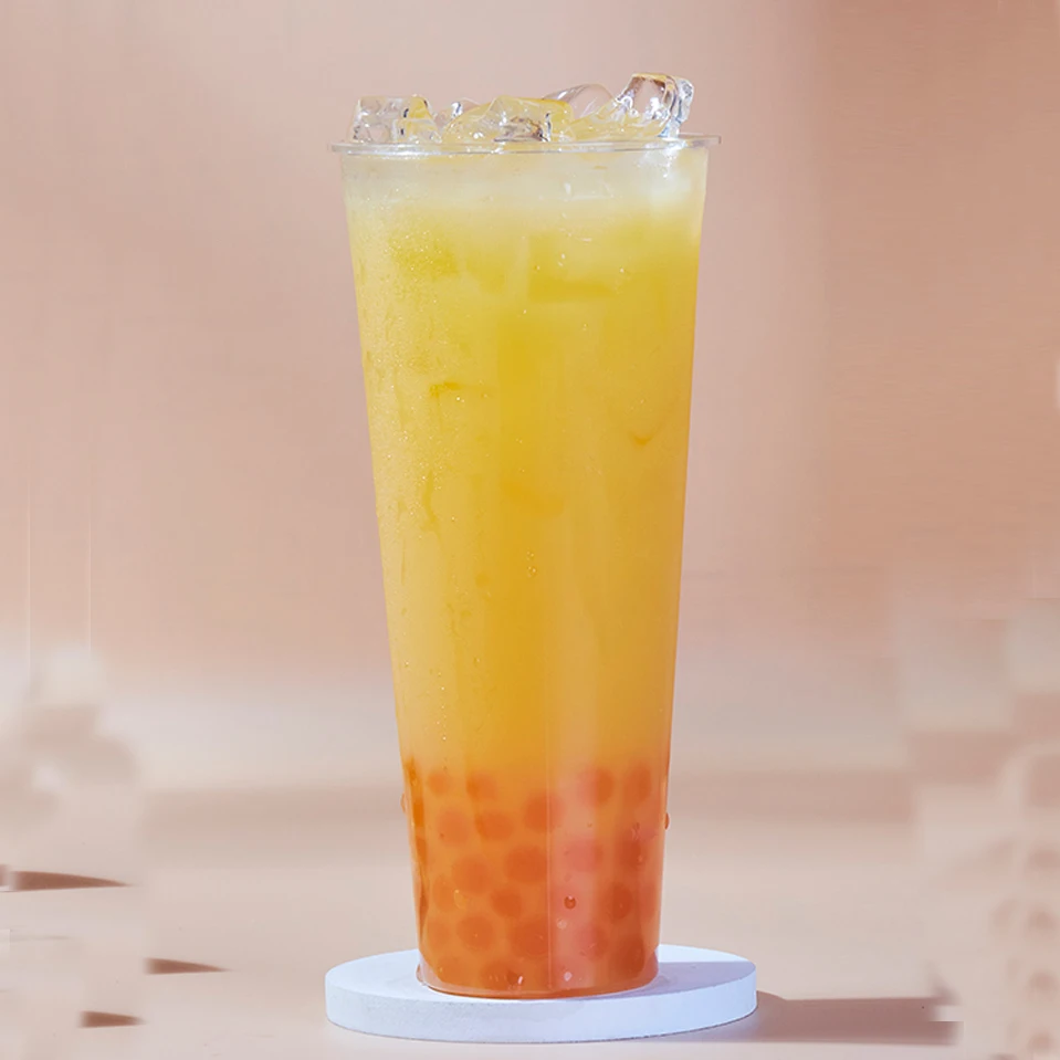 Mango High Selling Private Label Boba Popping Pearls Fruit Juice bursting Ball Boba Bubble Tea Ingredients