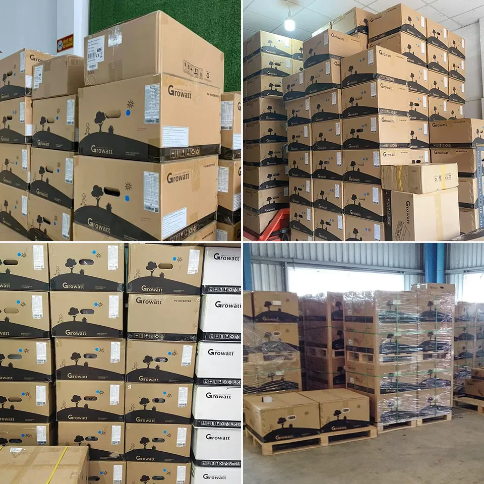 Growatt On Grid Inverter 50KW 60KW 70KW Grid Tied Solar Inverter With Smart Energy Meter