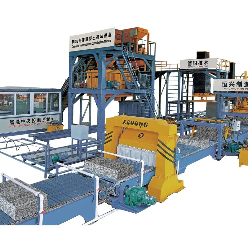 Foam Brick Making Machine Insulated foam CLC Brick Making Machine light weight wall brick construction