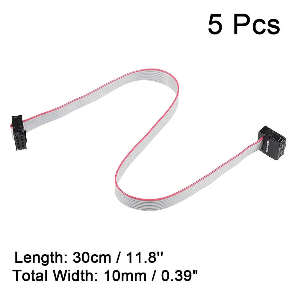
8 PIN IDC flat cable assembly 30cm 