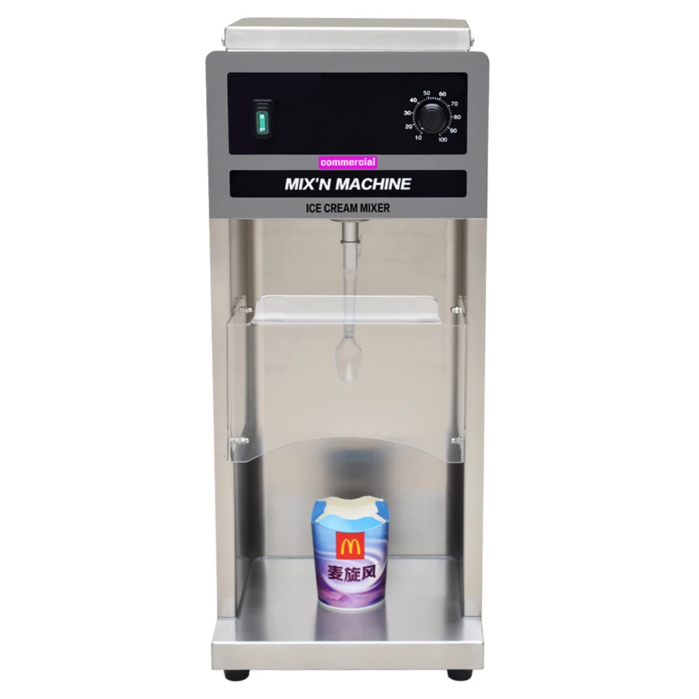 Mini Table Top Dairy Queen Milk Smoothie Slush Maquina Del Helado Swirl Ice Cream Blender Blizzard Making Machine