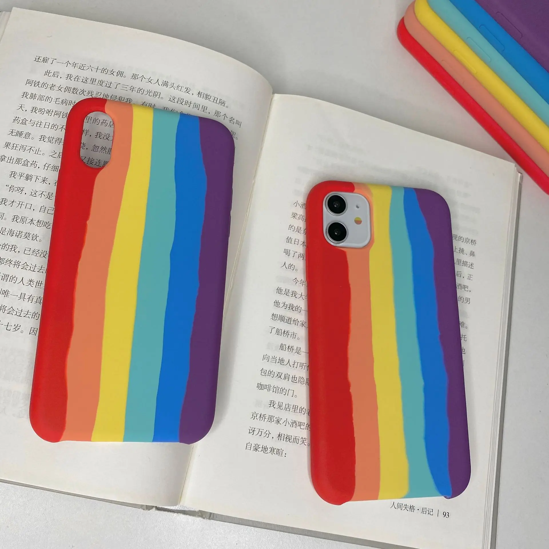 Яркий Радужный жидкий силиконовый приятный на ощупь уникальный ударопрочный защитный чехол для iPhone 12 12 Pro 12 Pro Max