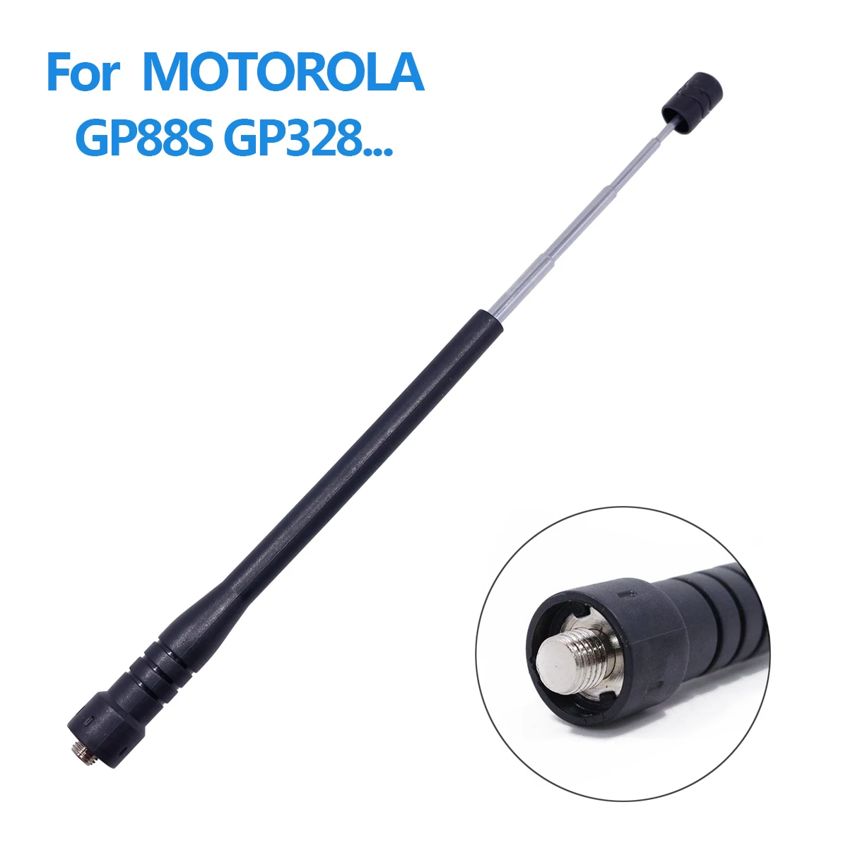 Телескопическая антенна ABBREE MX Connector VHF 136-174 МГц для Motorola GP340 GP88S GP3688 GP328 HT750 Ham Walkie Talkie