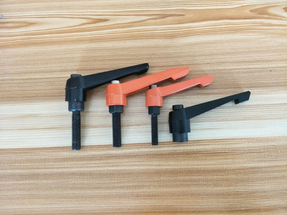industrial handle knobs zinc alloy metric thread adjustable handle
