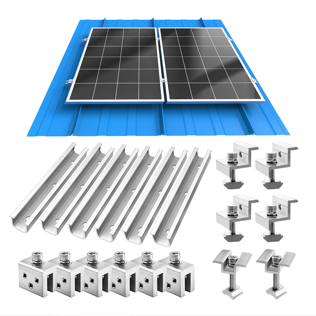 Roof Solar Panel Mounting Brackets for pv power cell solar energy system