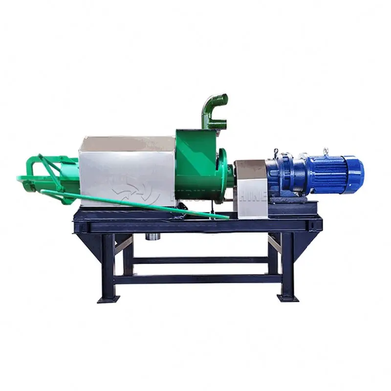Specially designed chicken cow manure sludge dryer vacuum pump machinery/solid liquid separator for cow manure