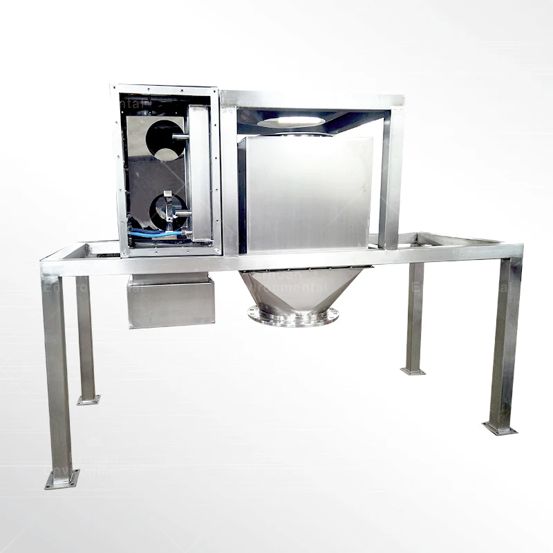 Factory Sale Food materials package unloading and screening widely-used big bag dumping station