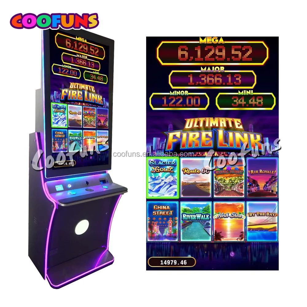 COOFUNS Special Offer Ultimate 8 IN 1 Firelink Multi Vertical Game Board 43' Gaming Machine for Sale