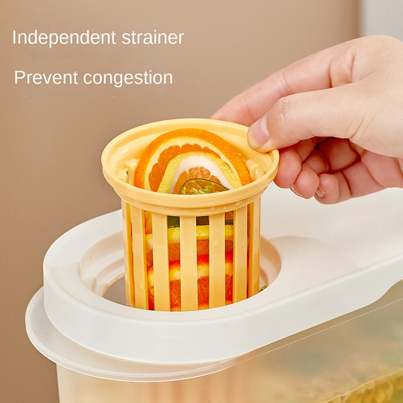 High Quality 3.9L Capacity Water Jugs Summer Refrigerator Plastic Water Bottle Cold Kettle with Tap