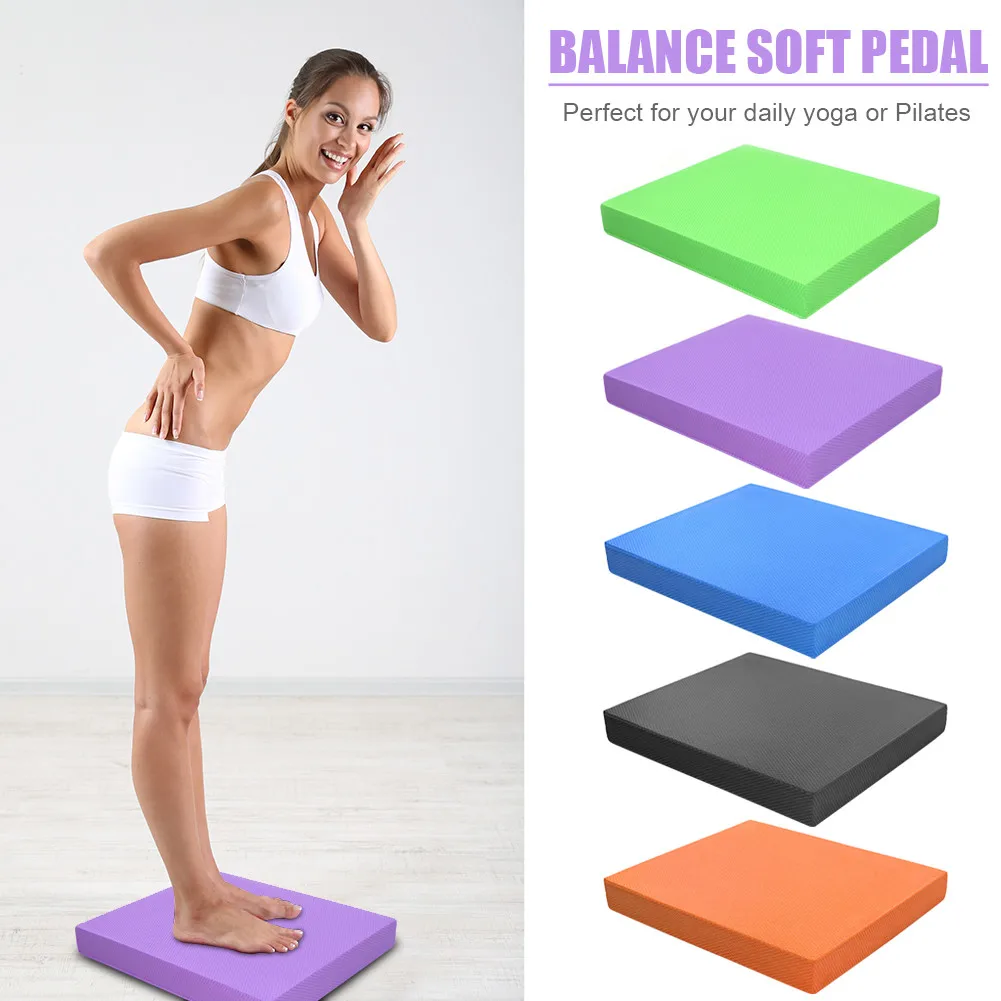 Wholesale TPE non-slip cushioned foam new small gym exercise Training stability Yoga balance foam pad cushion