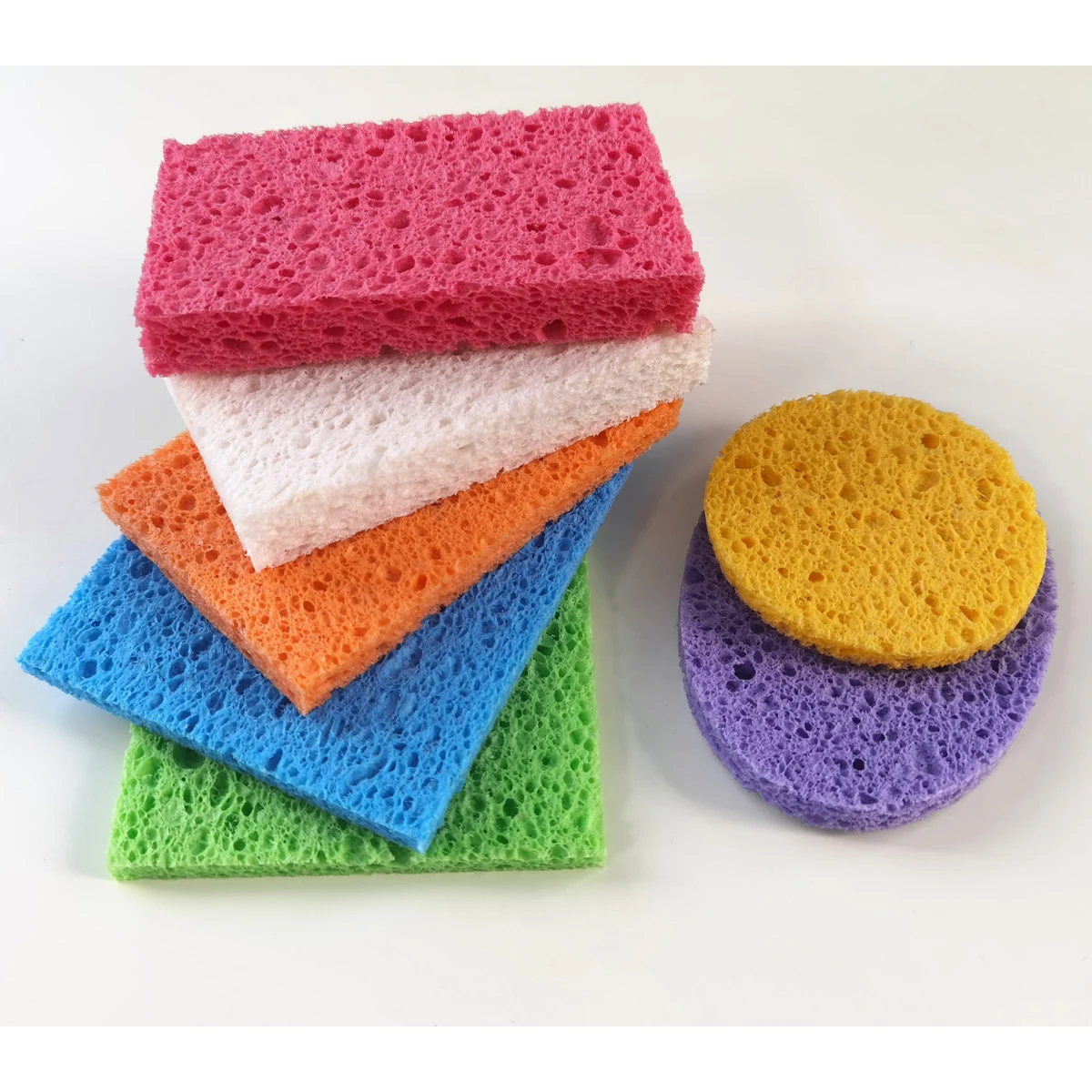 SPONDUCT Modern Cellulose Sponge,Wood Pulp Sponge, Compostable Sponge