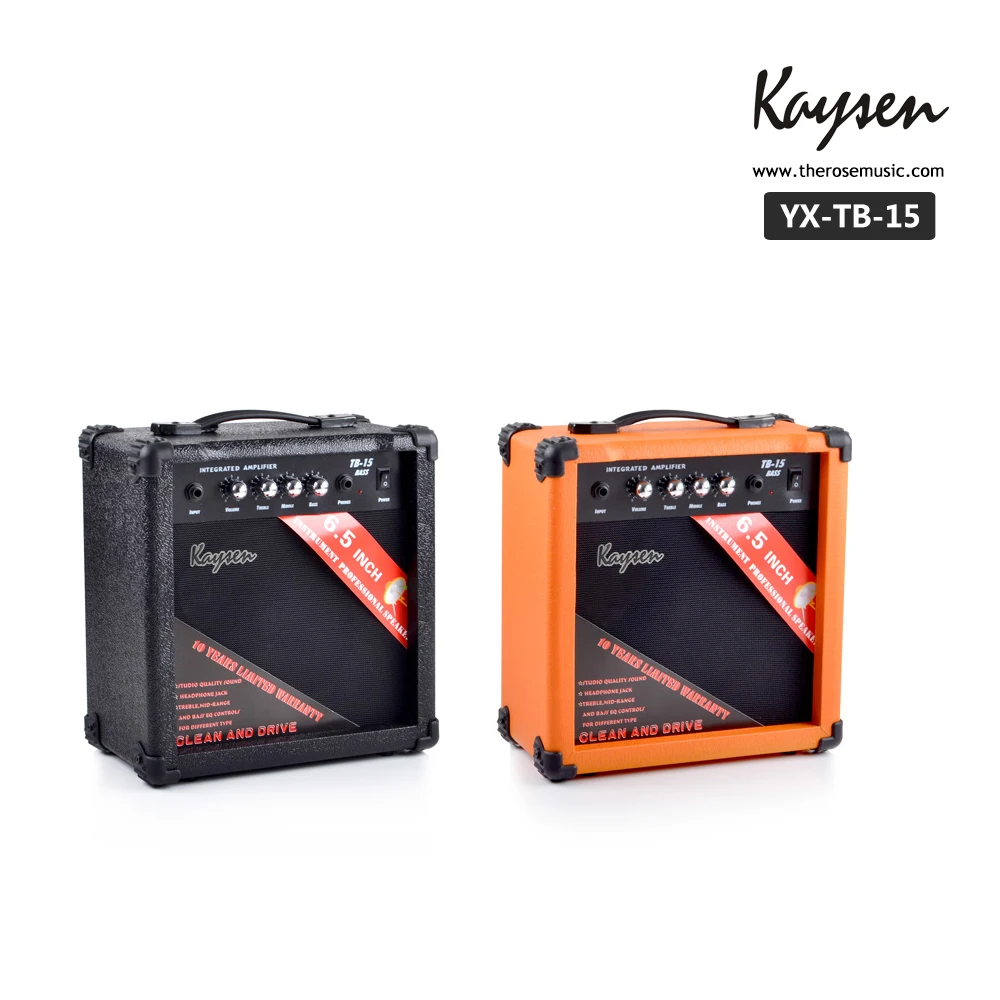 Wholesale15-Watt Slim Electric Bass Guitar Amplifier black colors