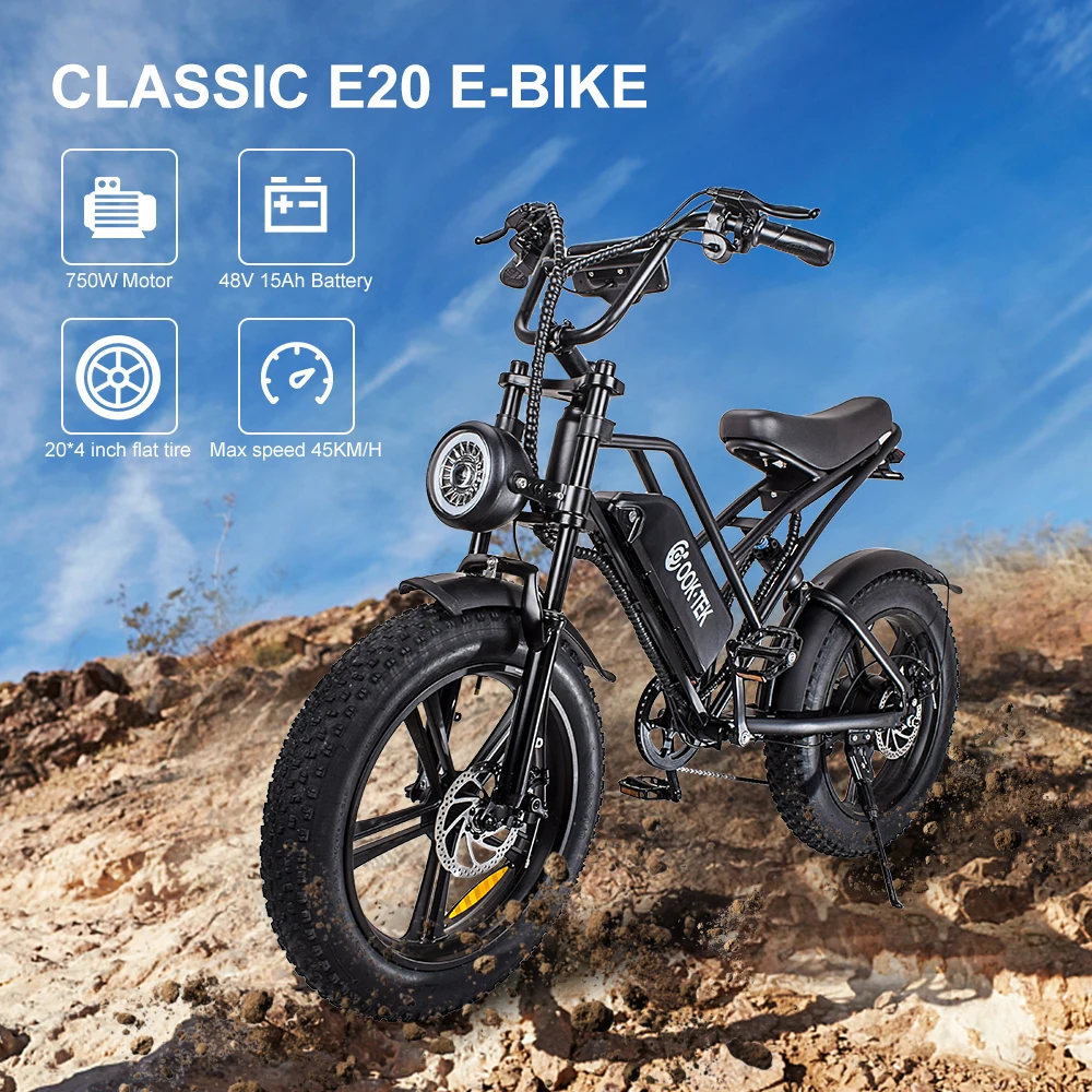 UL CE certification two wheels electric bike 750W folding 7 Speed fat tire ebike removeable battery 48V15ah Electric bicycle