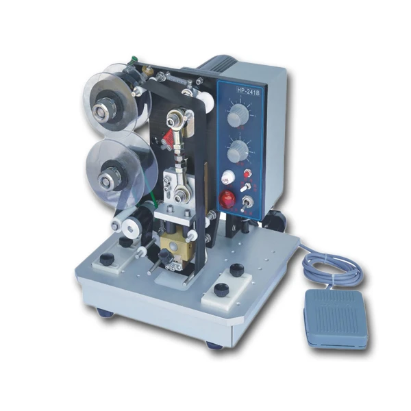 YTK-HP-241B Color Ribbon Hot Stamp Date Coding Machine/ink coding machine for pouch coding on paper boxes