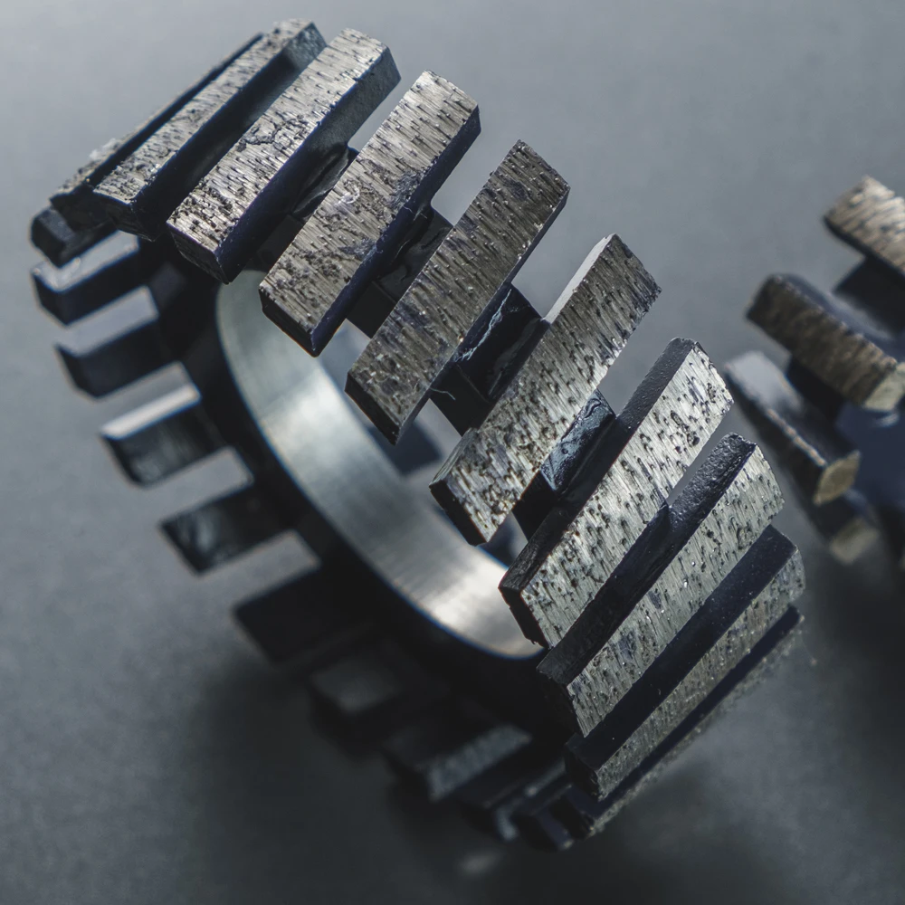 Каменное щебеночное колесо CNC для шлифования и фрезерования поверхности камня