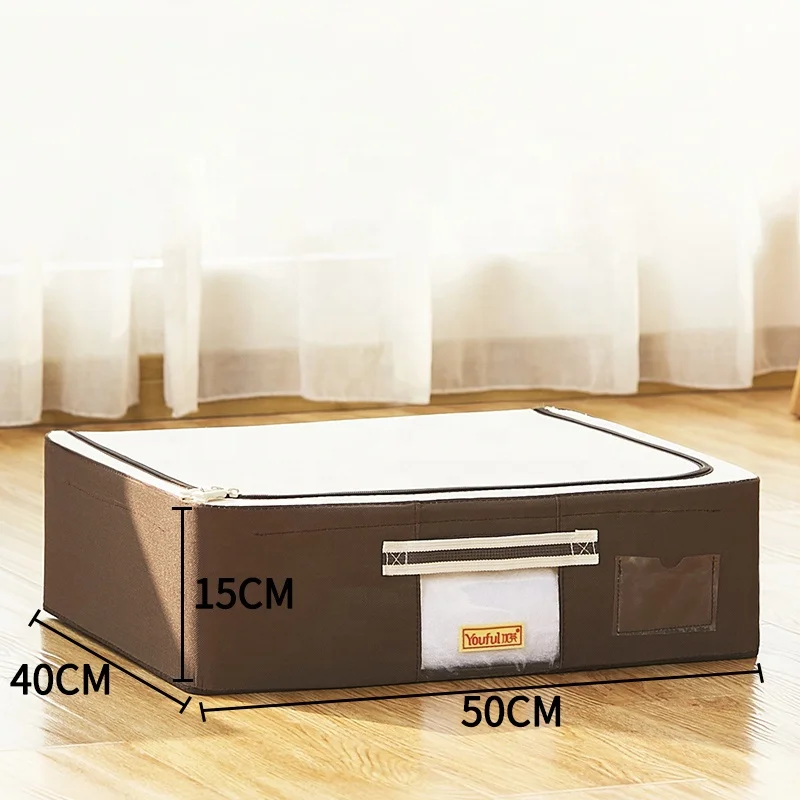 
underbed ziplock storage bag stores toys quilt and shose 