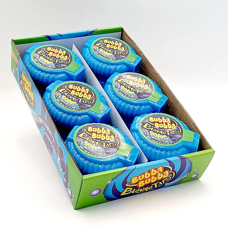 Custom Private Label Hub-ba Bub-ba Same Style Tape Gum Halal Chewing Gum Big Size Bubble Gum Roll