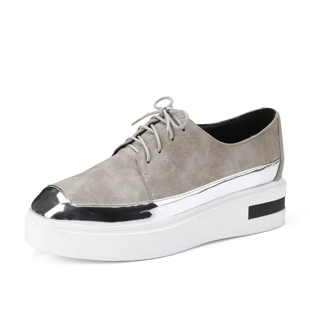 
Woman Sneakers Breathable Thick Sole Lace-up Summer Casual Lady Shoes 