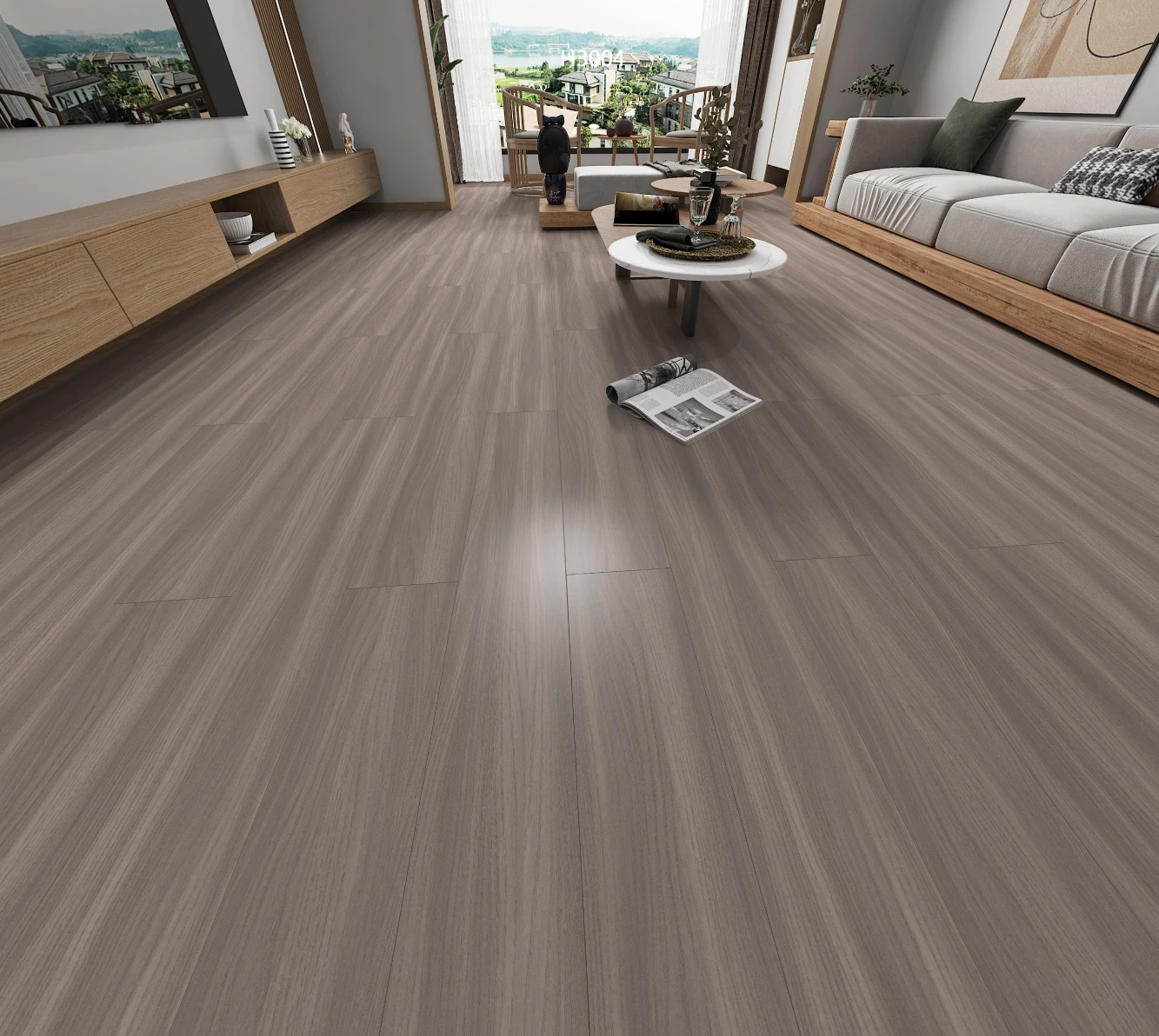 Gingbuilders 12Mm Blue German Technology Euca Decape Indoor Modern Suelo Laminado De Madera 12Mm Laminate Flooring