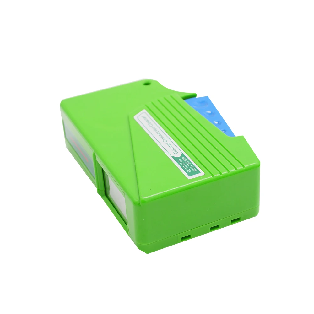 Optical fiber cleaning tool SC/ST/FC/LC/DIN Optical fiber connector end cleaner 1.25mm/2.5mmOptical fiber cleaning box