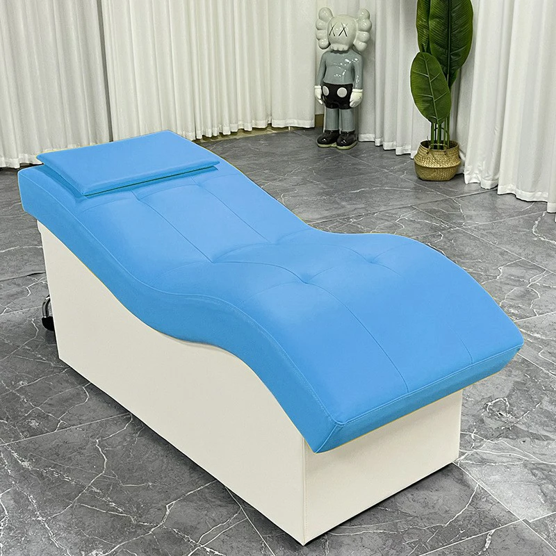 Color Customization Curved Lash Stretcher Bed Beauty Bed For Ergonomic Eyelash Facial Beauty Bed