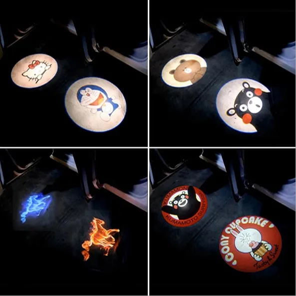 Wireless Car Door Logo Light Car LED Door Warning Light Welcome Logo Ghost Shadow Projector