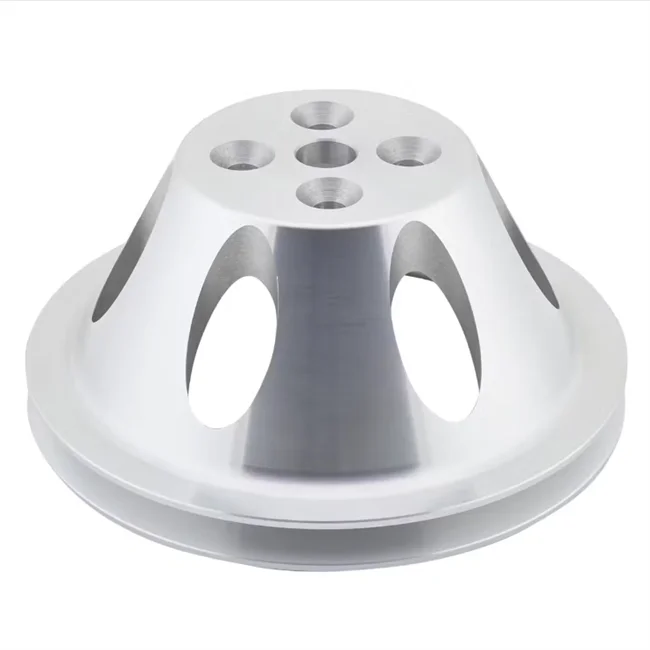CNC auto spare parts parts machinery Aluminum Single Upper Pulley Short Pump