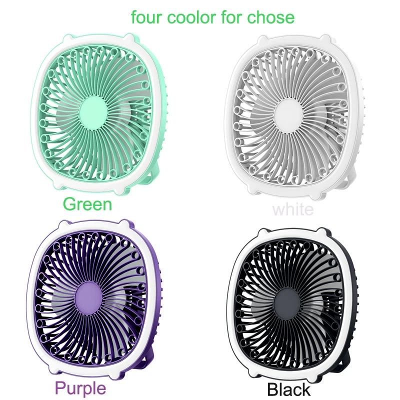 Rechargeable table electric air conditioner cooler mini usb stand fan cooling desk portable led fan