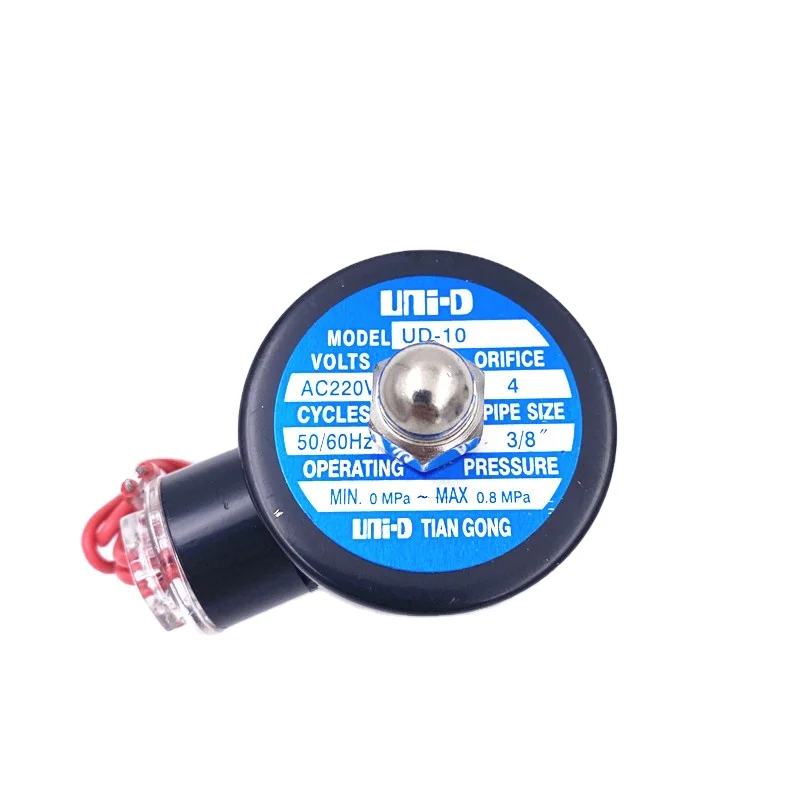 UD-10 3/8Inch Zero Pressure Direct-acting Brass water Solenoid Valve