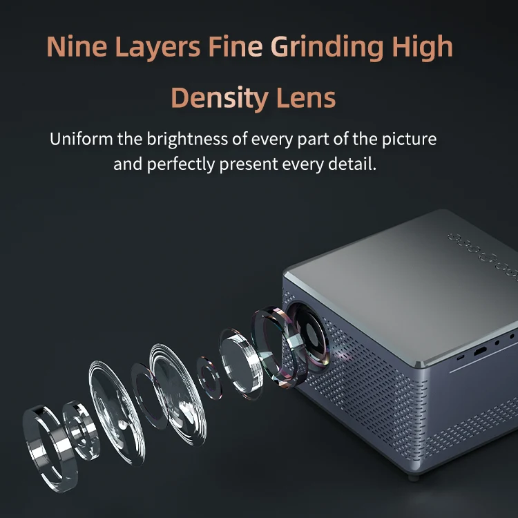 Hasatak Projector Full HD Projector 1080P Home Cinema WIFI Andriod VGA Beamer for 4K Video Proyector