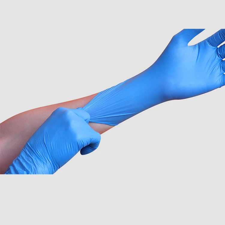 Powder Free Nitrile Gloves Blue Nitrile Gloves Food Household Disposable Nitrile Gloves