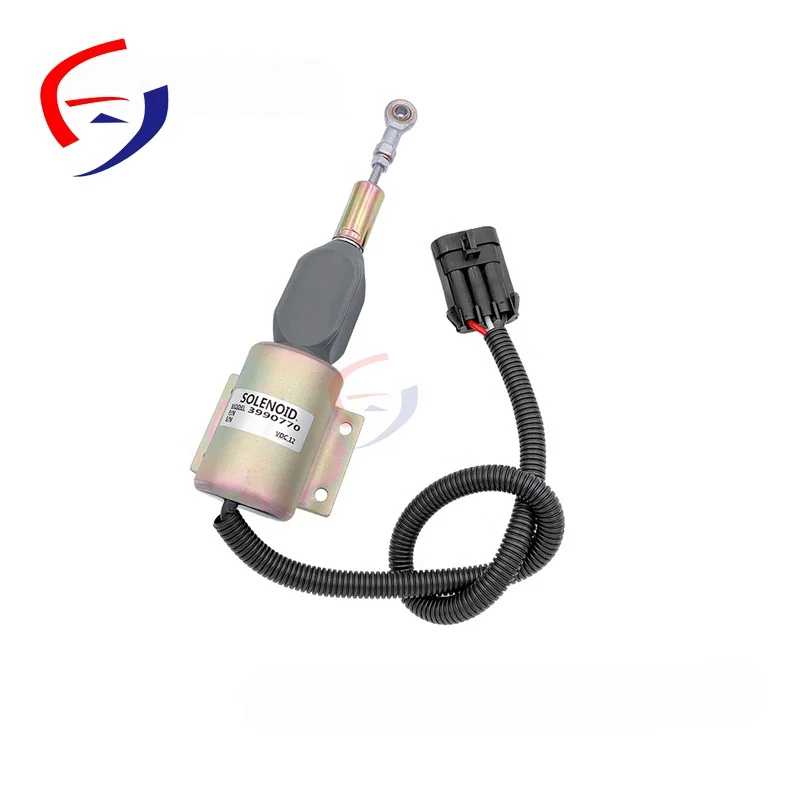 Solenoid Valve Flame-off Switch For Cummins 3990770 3990771 Sa-4931-12 12v Diesel Engine Fuel Shut Off 3990770