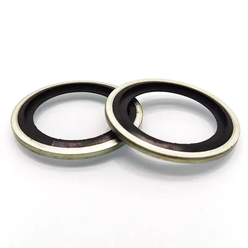 China Factory Supply NBR Rubber Gasket Bonded Sealing Washer Metal Compound Gaskets