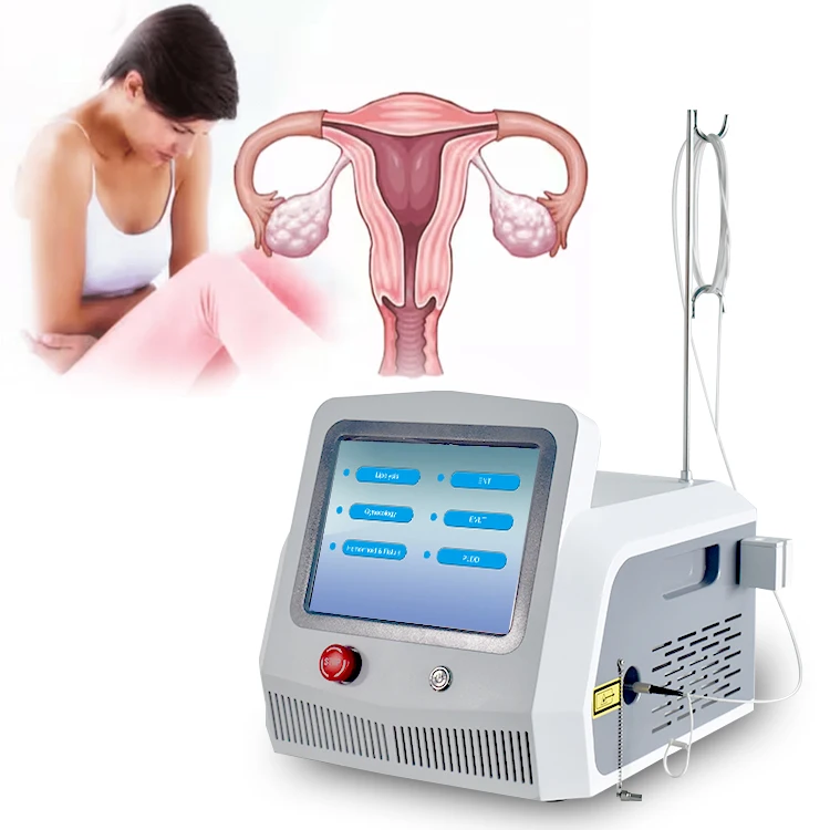 2024 Vaginal tightening machine gynecological physiotherapy Laser vagina rejuvenation 980nm 1470nm diode laser vaginal pain