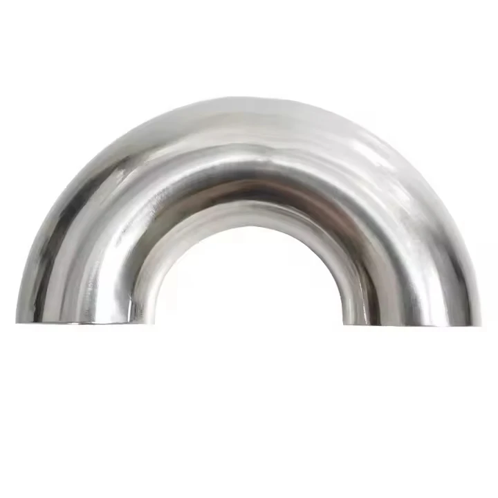 For Pipe Connection 180 Degree Elbow Fittings 304 Butt Weld Connectors
