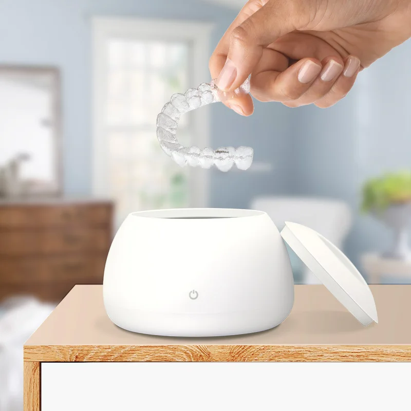 Новинка 2021, бытовой портативный мини-монитор Luxsmile для ювелирных изделий, зубных протезов, зубных протезов, ультразвуковой очиститель для зубных протезов