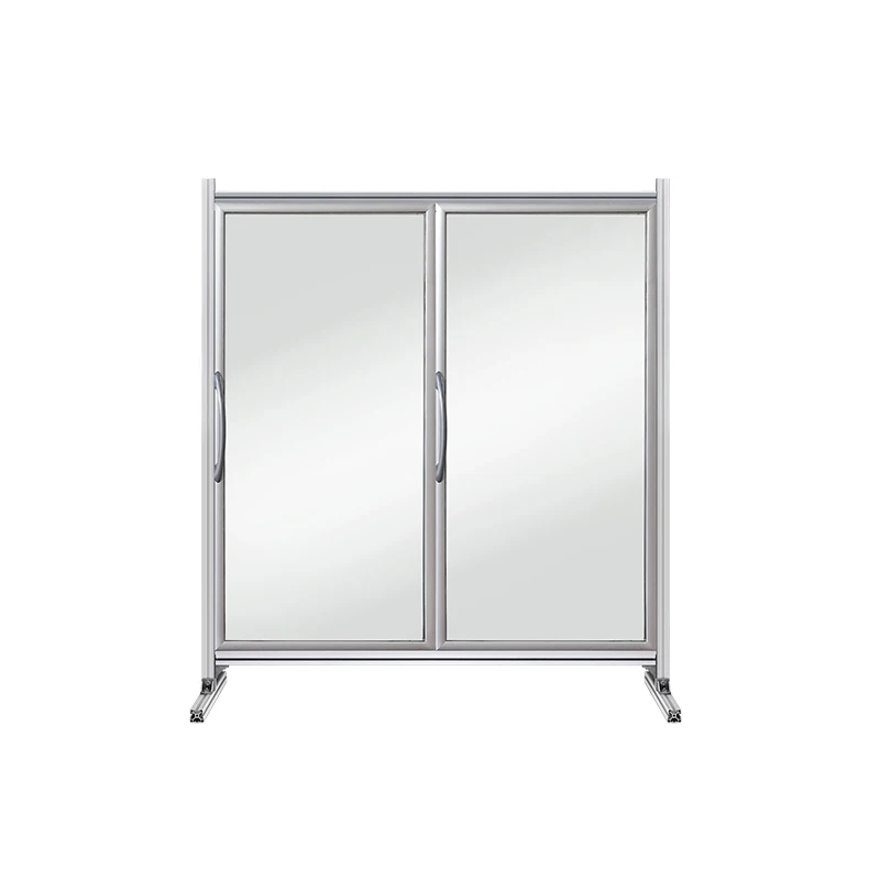 
restaurant supermarket freezer showcase glass door 