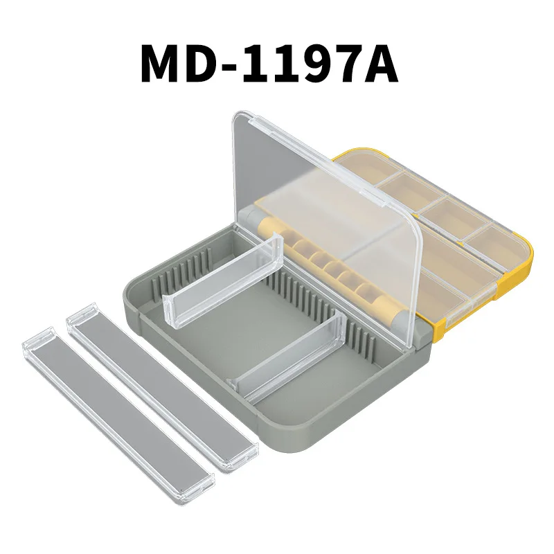 Hot Sell Waterproof Fishing Lure Box Fly Fishing Lure Spoon Hook Bait Tackle Box Accessories Boxes Storage Containers