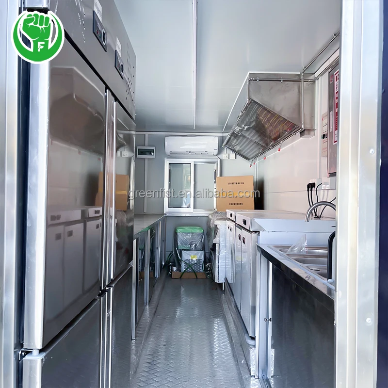 China Fast Food Truck Mobile Food Trailers Concession Trailers Food Trucks in Dubai