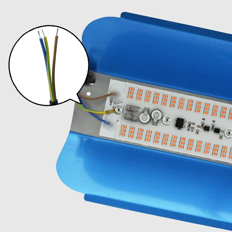 110V luces led para plantas 220V grow lights indoor plants Growth Seedling Reflector Led 100W full spectrum led grow light