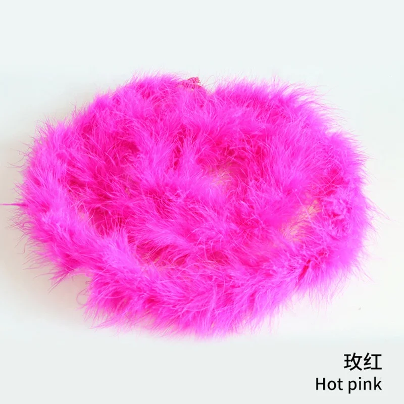 Wholesale colorful decorative turkey feather boa