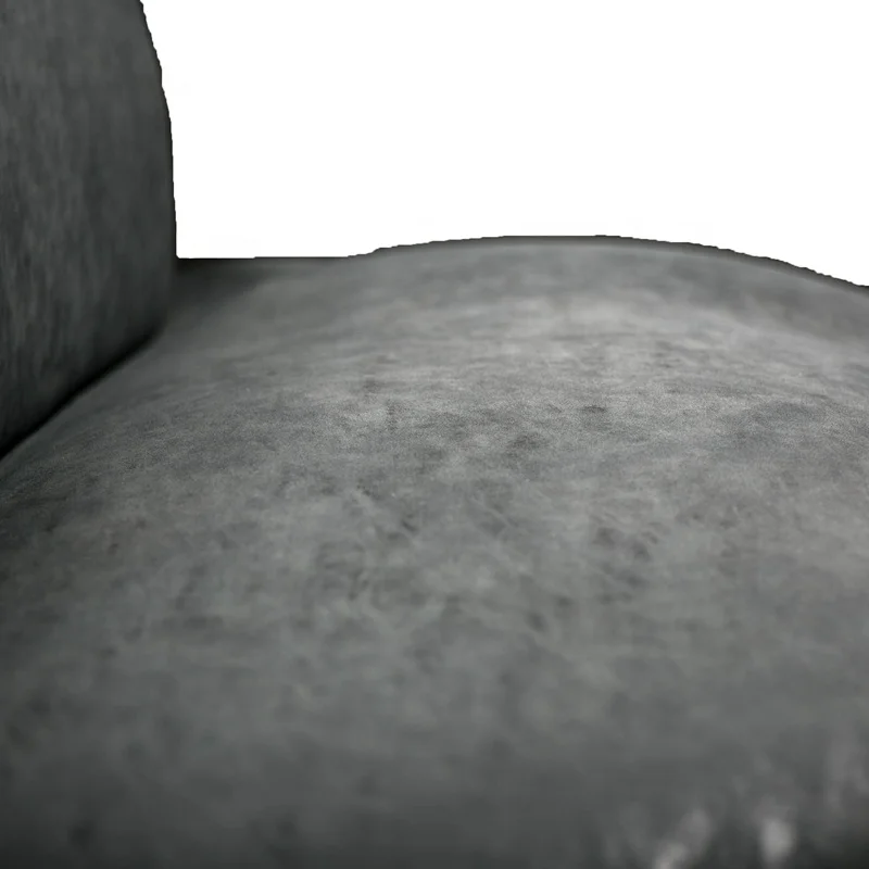 Characteristic Lip Black Leather Bedroom Furniture Sofa At Home