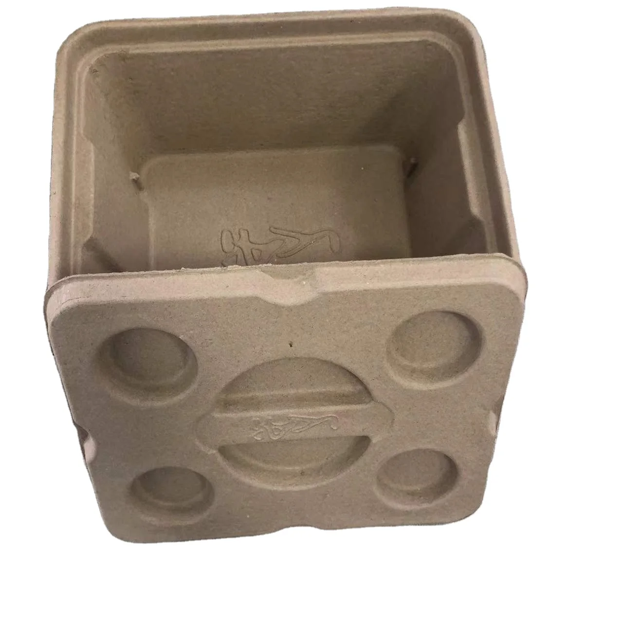 Customized pulp molded ice cooler box water-resistant container paper box