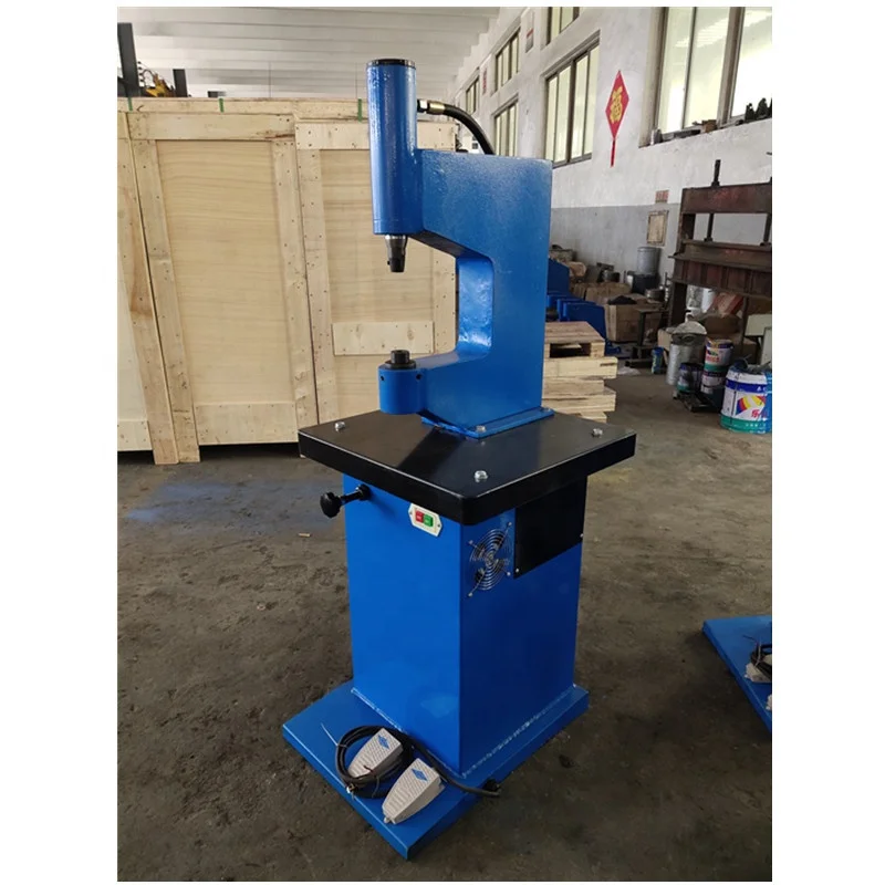 Factory Supply Electric Hydraulic  Brake Lining Rivet Machine